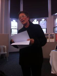 Melissa Boyde launching art of the animal