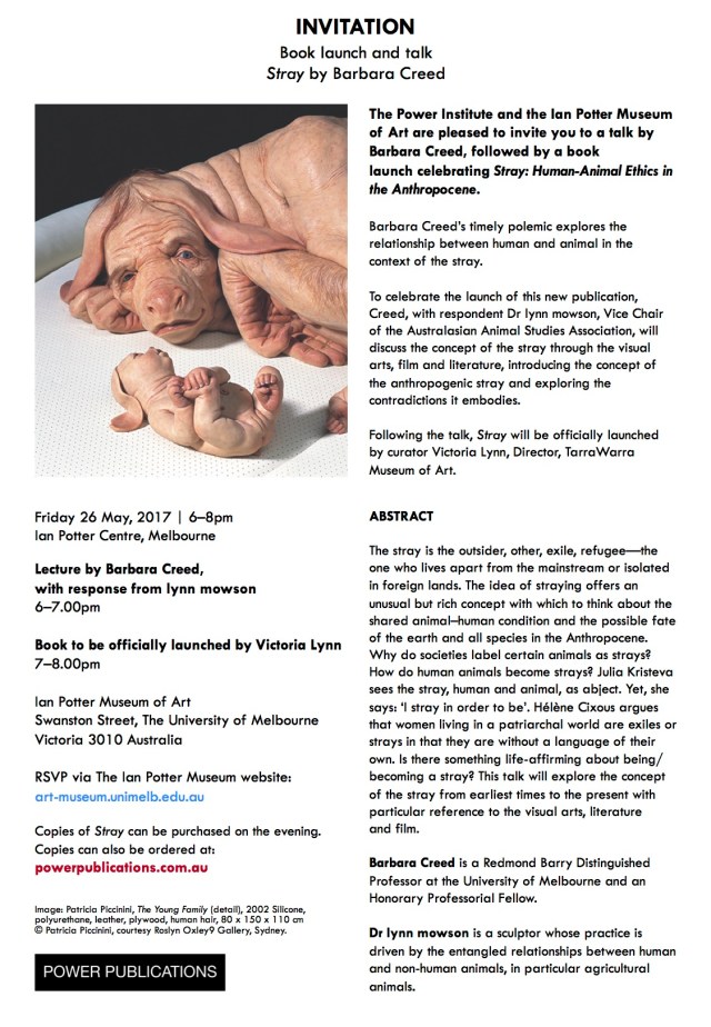 Stray book launch and talk